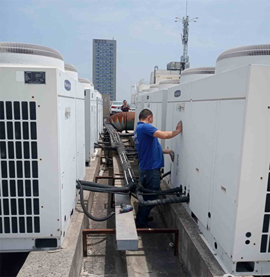 驻马店市中央空调制热和不制冷系统维修方法